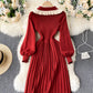 Cute long sleeve lapel sweater  174