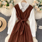 Lovely knitted patchwork dress  184