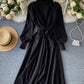 V neck knitted sweater dress  196