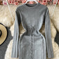 Sweater dress long sleeve sweater dress  171