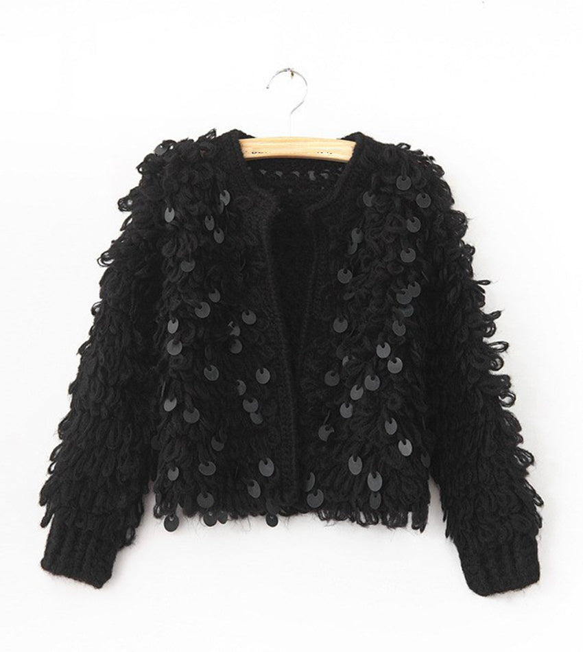 Stylischer Cardigan mit Pailletten 146