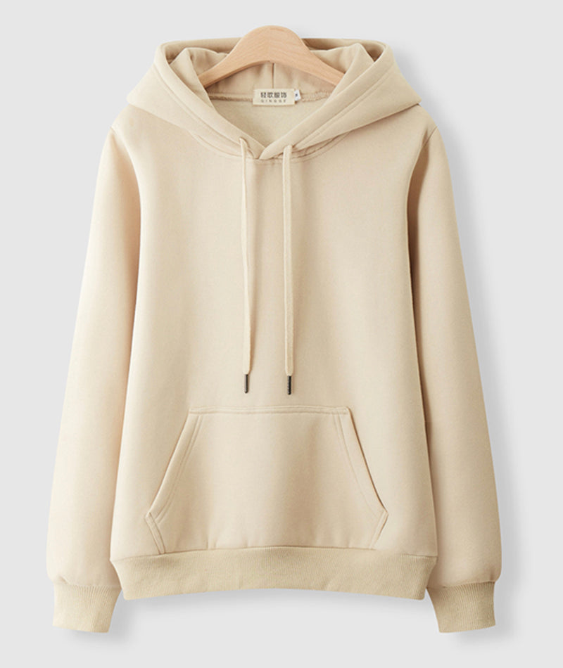 Hoodie einfach locker plus Fleece Top 232