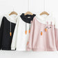 Cute bunny long-sleeved hoodie  284