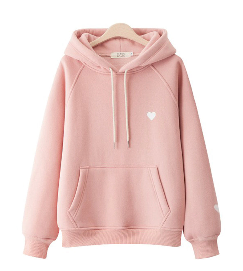 Hoodie lose plus Fleecetop 233