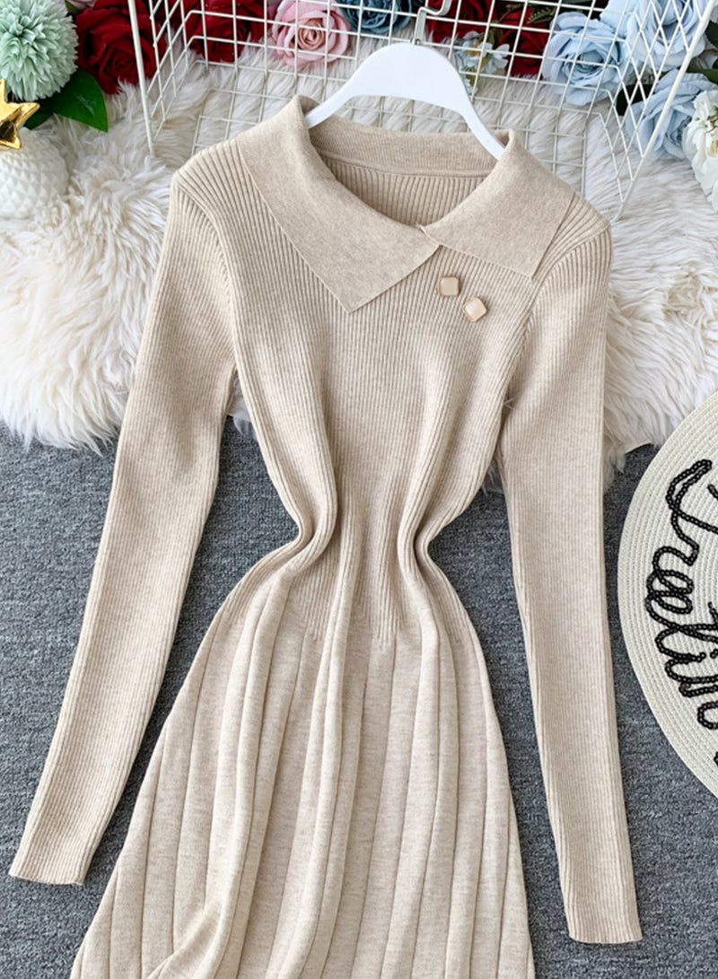 Sweater round neck long-sleeved sweater  212