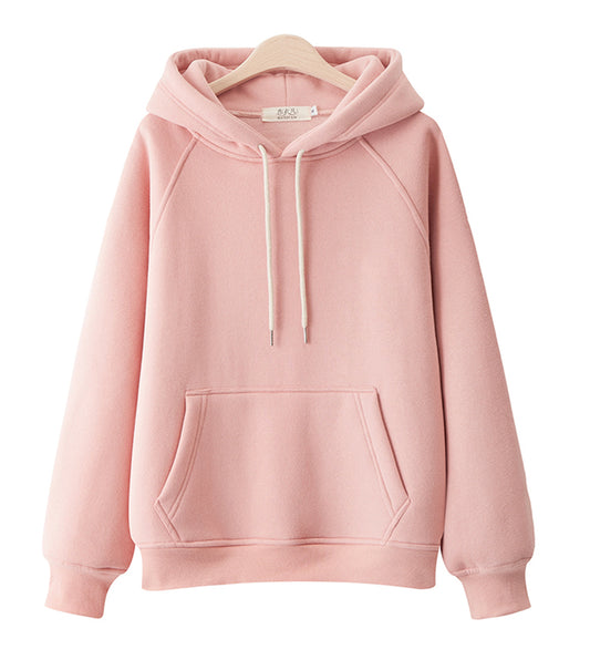 Sweat à capuche simple et ample avec haut en polaire 232
