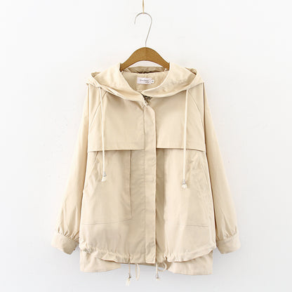 Simple hoodie long sleeve jacket  279