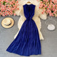 Süßes A-Linien-Modekleid 418