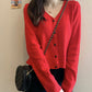 Dünner Strickpullover mit V-Ausschnitt 149
