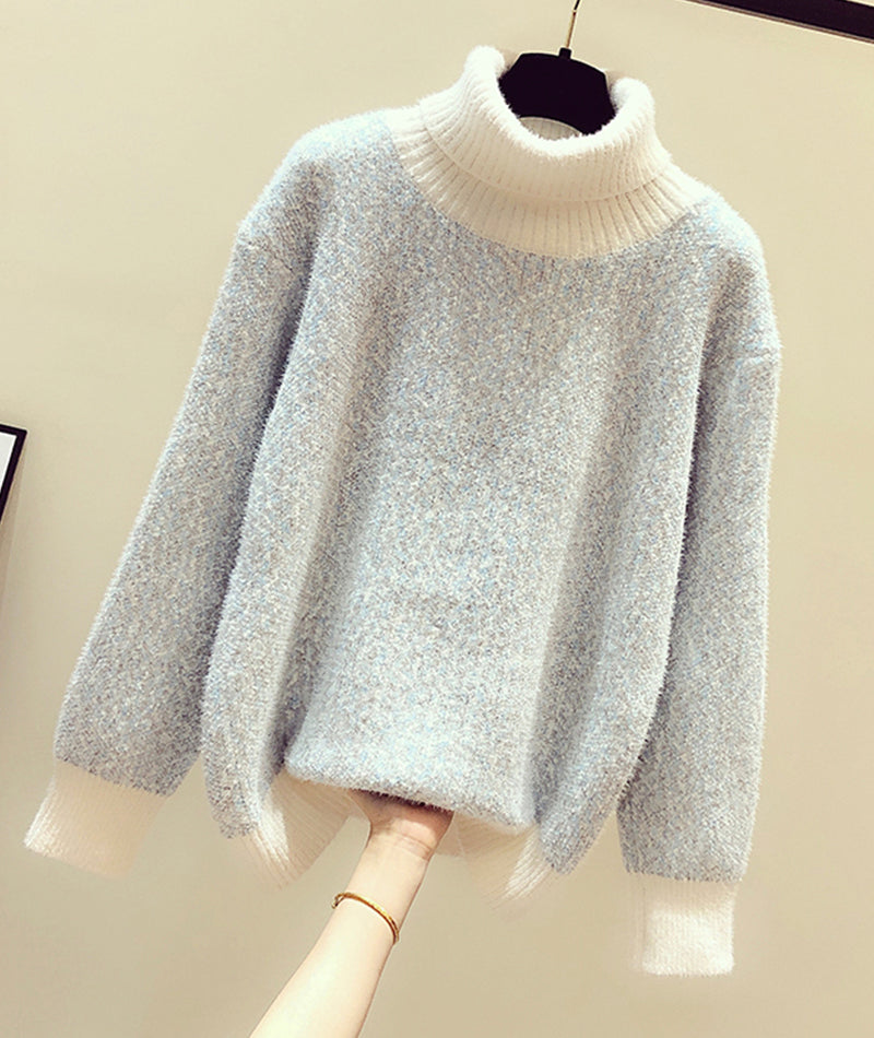 Sweater cute turtleneck sweater  123