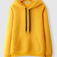 Hoodie simple loose plus fleece top  231