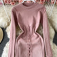 Sweater dress long sleeve sweater dress  171