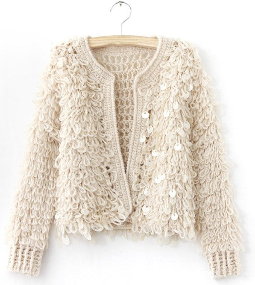 Stylischer Cardigan mit Pailletten 146