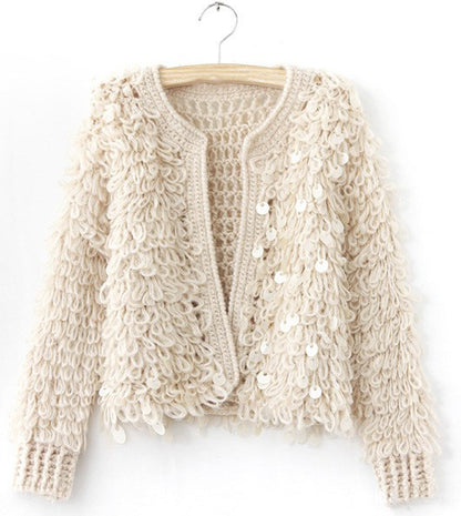 Stylischer Cardigan mit Pailletten 146