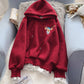 Süßer Hoodie aus Lammwolle 217