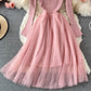 Cute long-sleeved knitted long-sleeved dress  167