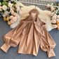 Stylish off-shoulder puff sleeve top  313