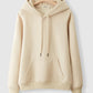 Hoodie simple loose plus fleece top  231