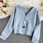 Cute v neck tops crop top  148