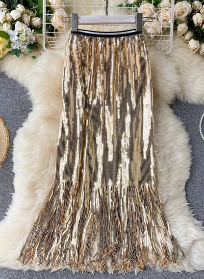 Shiny sequin wrapped hip dress  3490