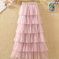Cute A line tulle skirt  3501
