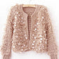Stylischer Cardigan mit Pailletten 146