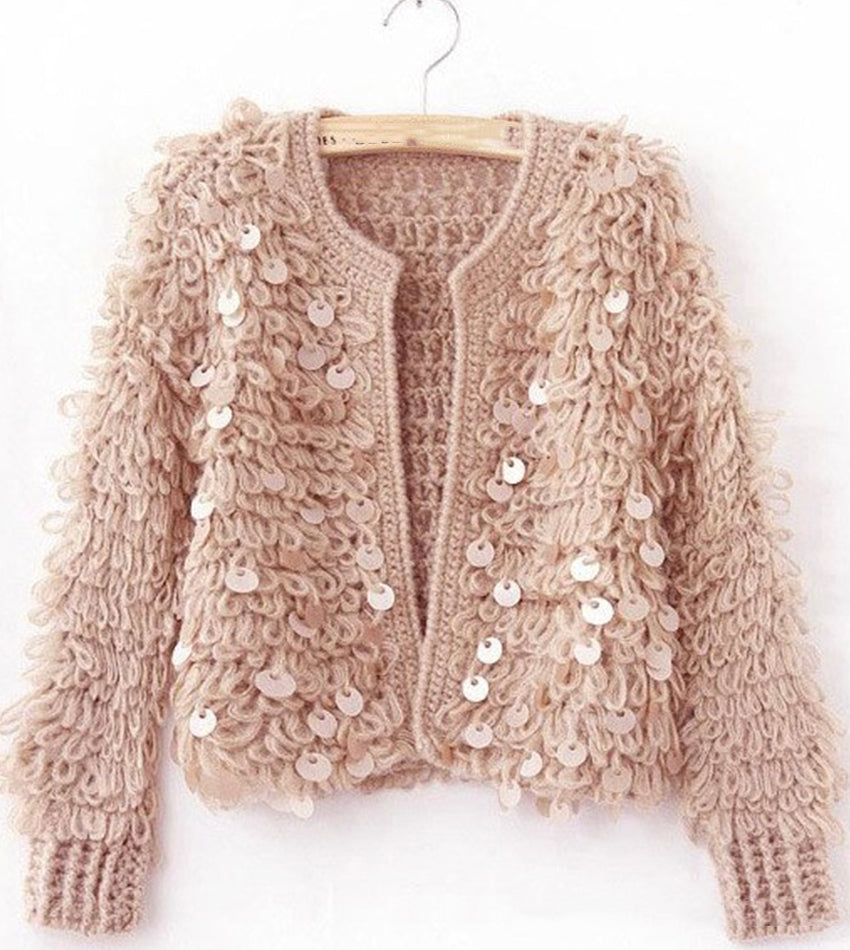 Stylischer Cardigan mit Pailletten 146
