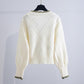 Schöner Blumen-Cardigan mit langen Ärmeln 140