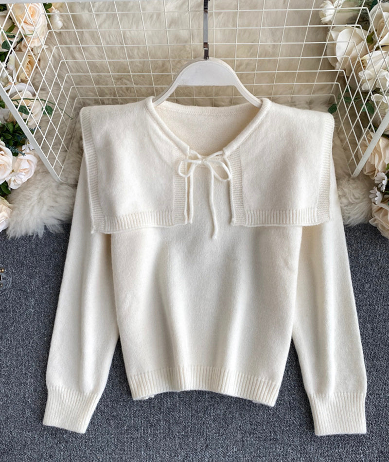 Pull à revers au design unique 088