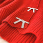 Lovely bow-knot long-sleeved cardigan sweater  137