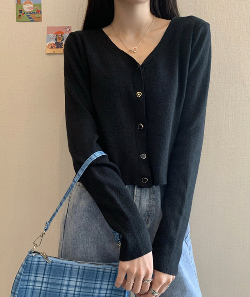 Dünner Strickpullover mit V-Ausschnitt 149