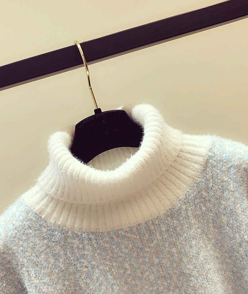 Sweater cute turtleneck sweater  123