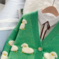 Cute sheep pattern sweater long sleeve sweater sweater coat spring and autumn clothing  156