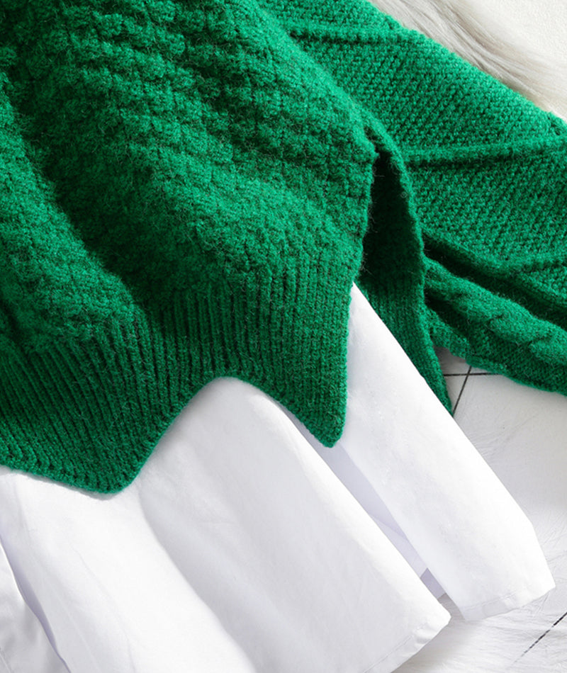 Pull élégant en deux pièces 080