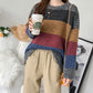 Simple striped long sleeve sweater  133