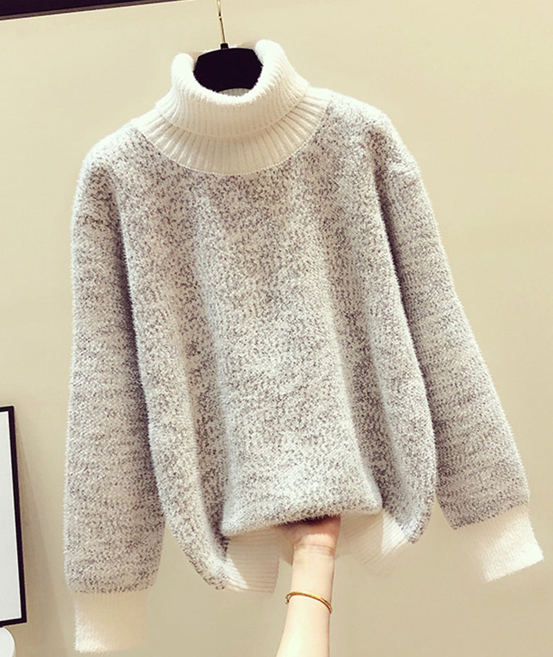 Sweater cute turtleneck sweater  123
