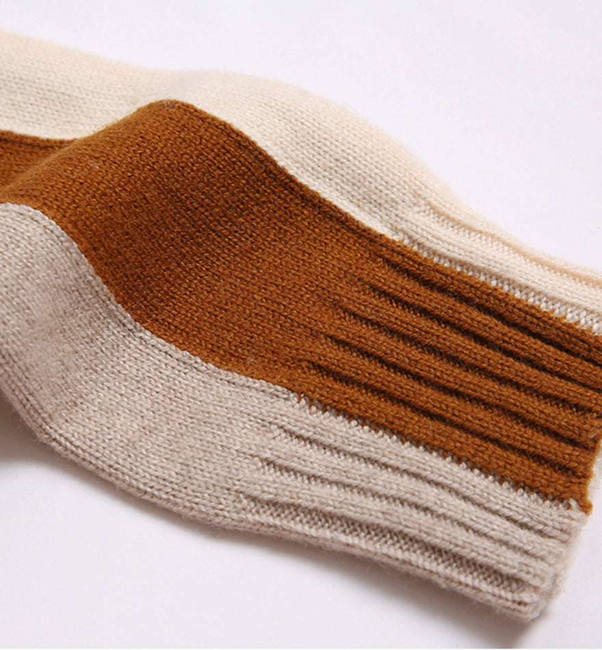 Fashionable striped long-sleeved sweater autumn sweater  106