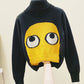 Cute big eyes sweater turtleneck sweater  096