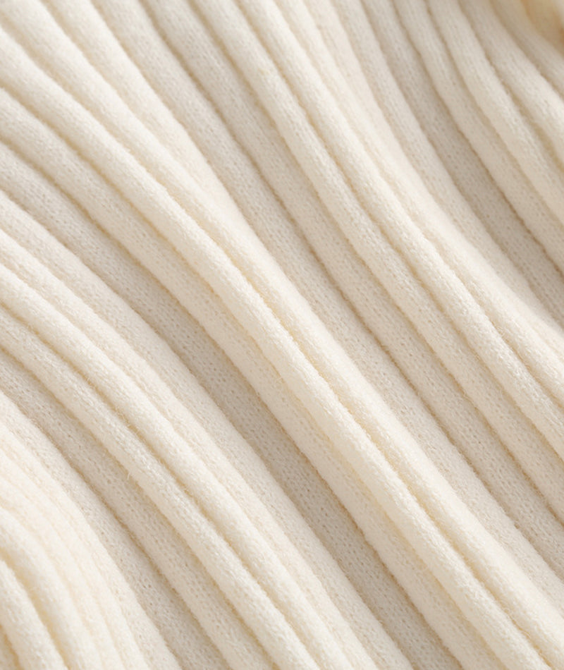 Weißer Fransenpullover Weißer Langarmpullover Top 110