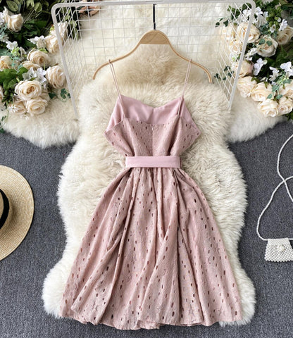 Cute v neck short dress A line fashion dress  1320