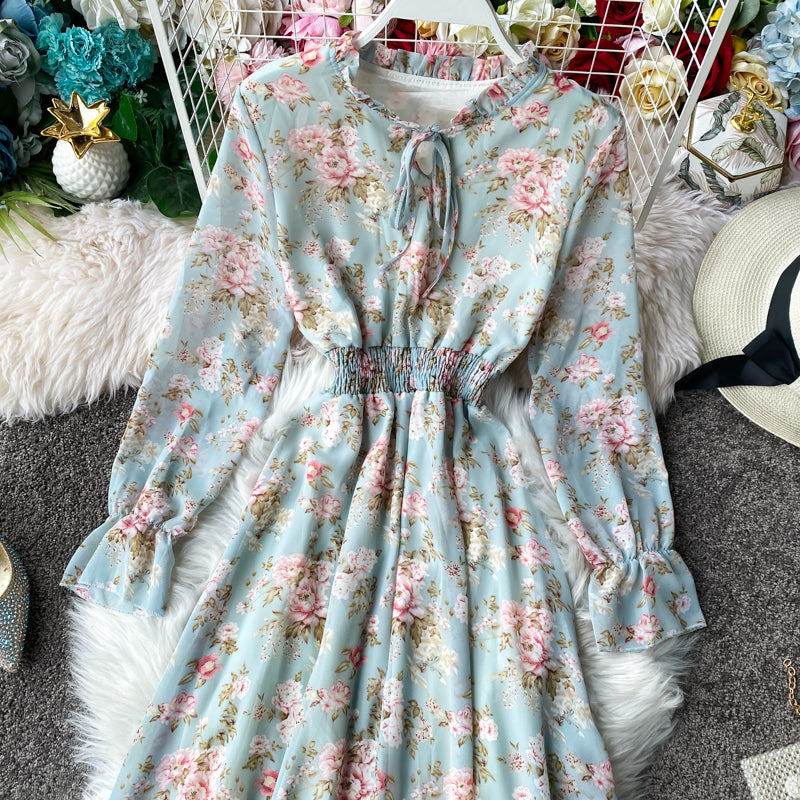 French waist skirt fairy super fairy series versatile dress  3135