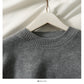 Retro loose and thin medium and long split Pullover Sweater for women  2081