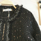 Small fragrant clothes retro short coat spring tassel round neck small coat  1663