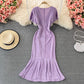 Elegant v neck fishtail dress fashion dress  1326