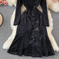 Narrow waist, slim fit, Hip Wrap, fishtail long skirt  3085