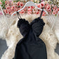 Design sense lace splicing sexy Strapless skirt  2816