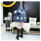 Languid lazy wind sweater , loose sweater of spring and autumn, lovely sheep embroidery cardigan  1459