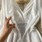 Sexy low cut deep V-neck dress  3428
