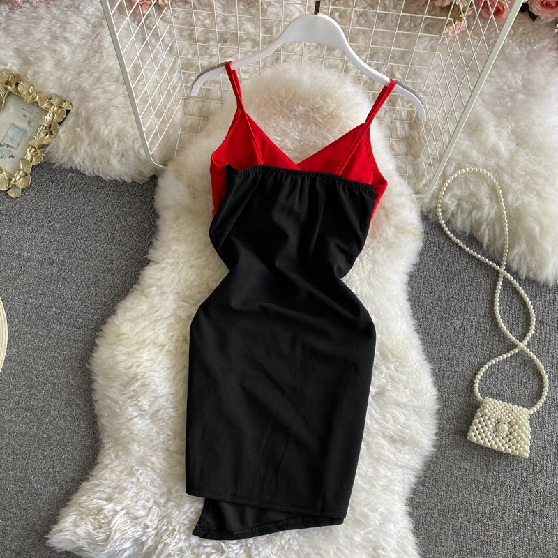 Slim slim strapless dress sexy suspender skirt Hip Wrap Skirt  3174