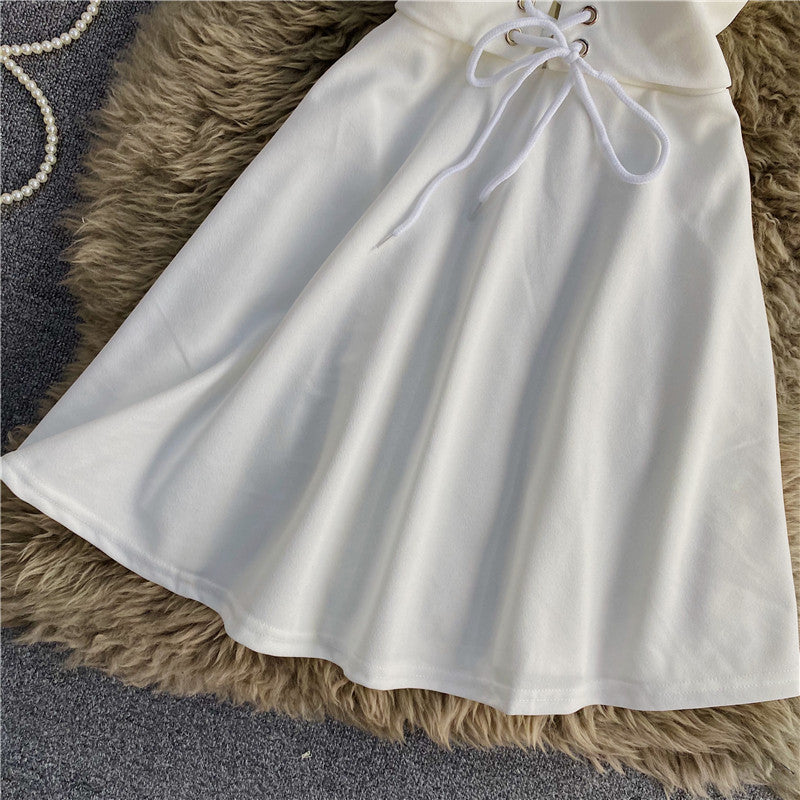 Sexy suspender skirt A-line skirt short skirt  2725